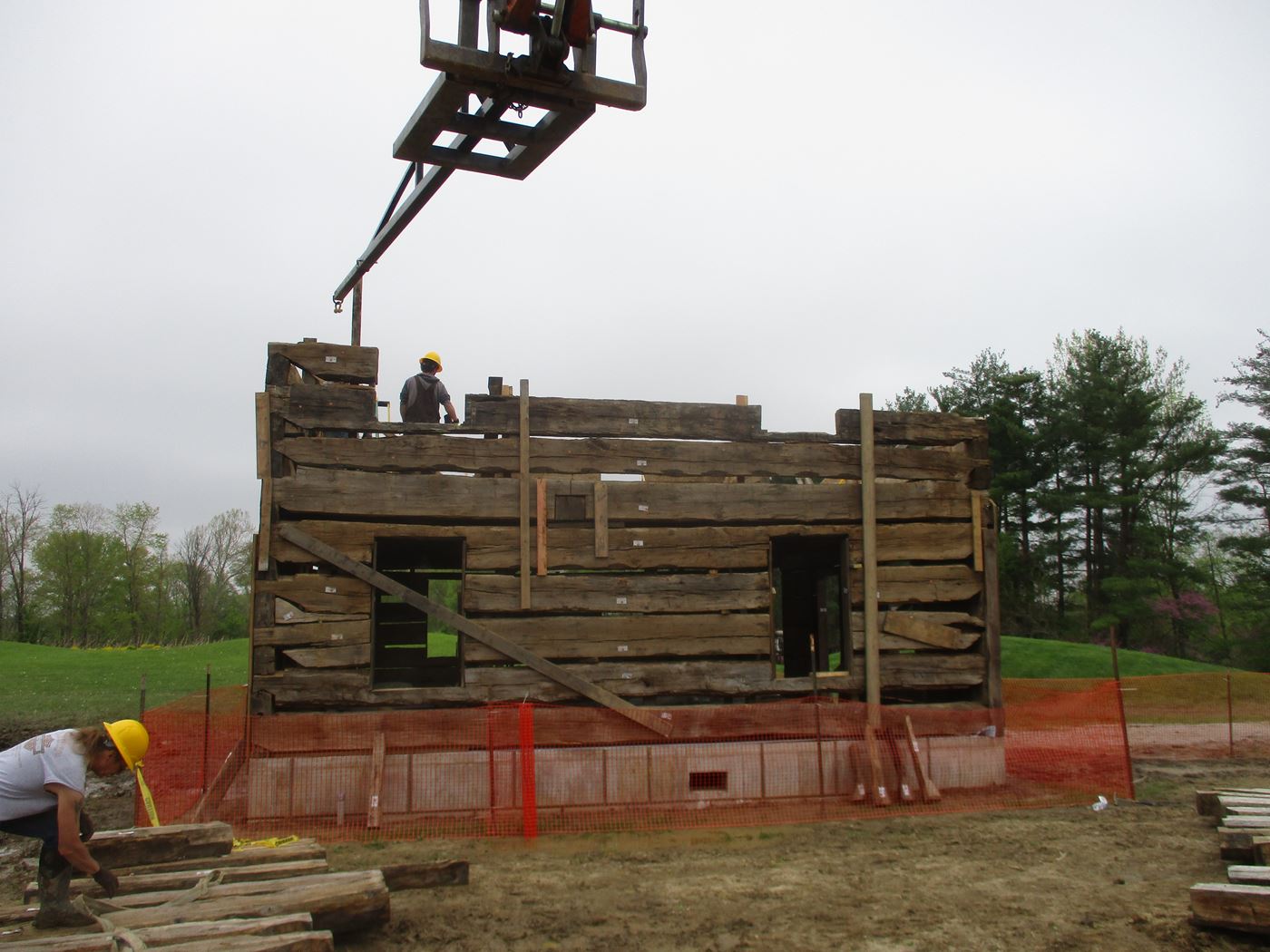 Beck Reef Log Home Reassembly 1830 Ohio Log Cabin 15