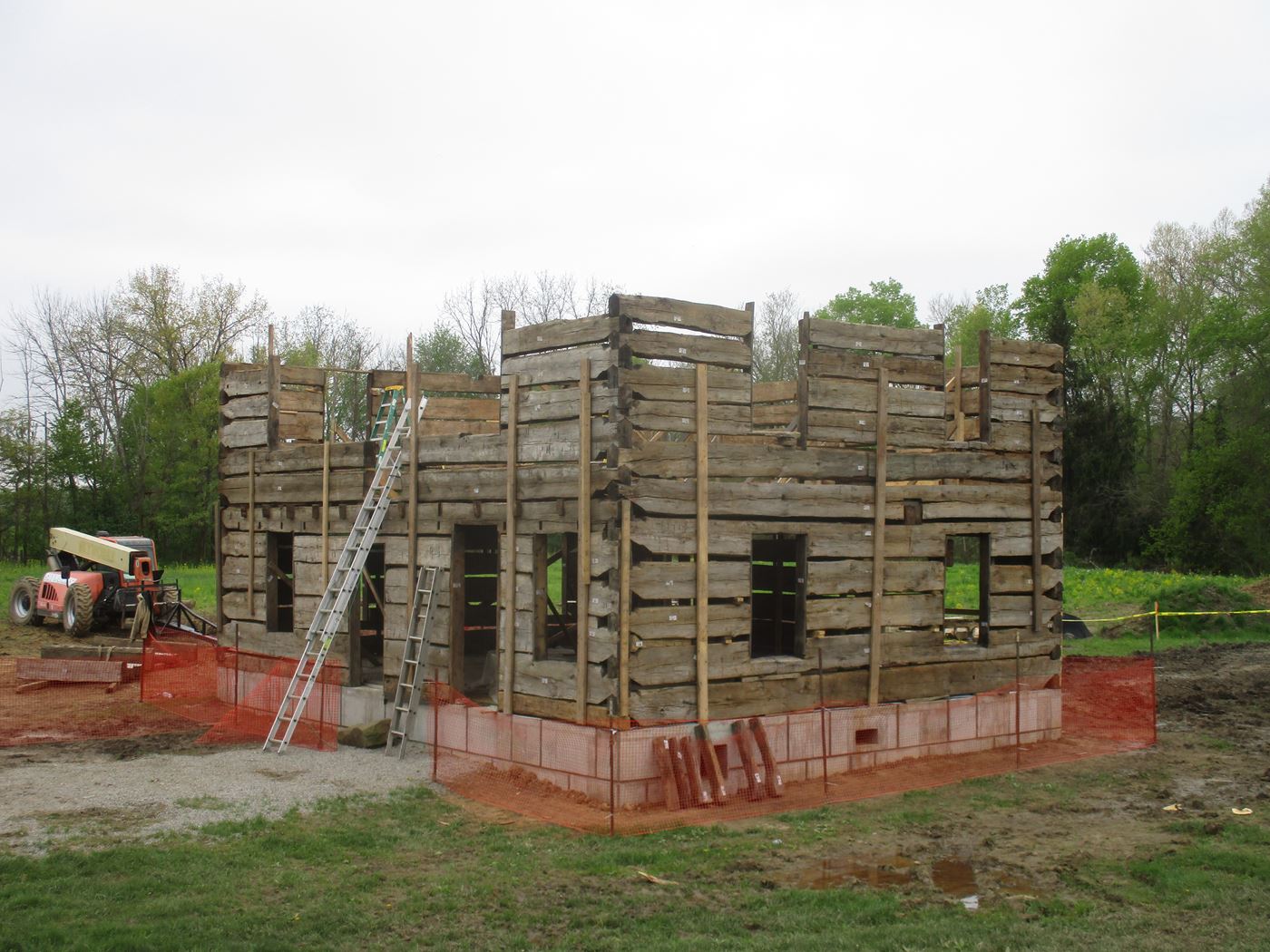 Beck Reef Log Home Reassembly 1830 Ohio Log Cabin 16