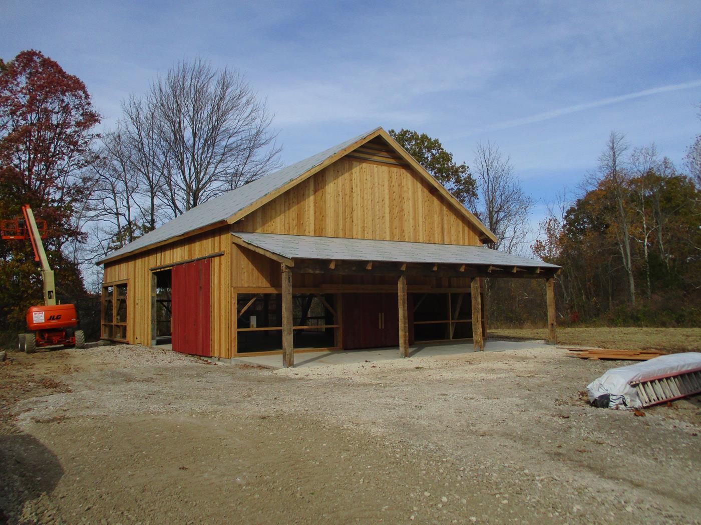 Bellweather Farms Barn Raising Ohio Valley Barn Salvage 1