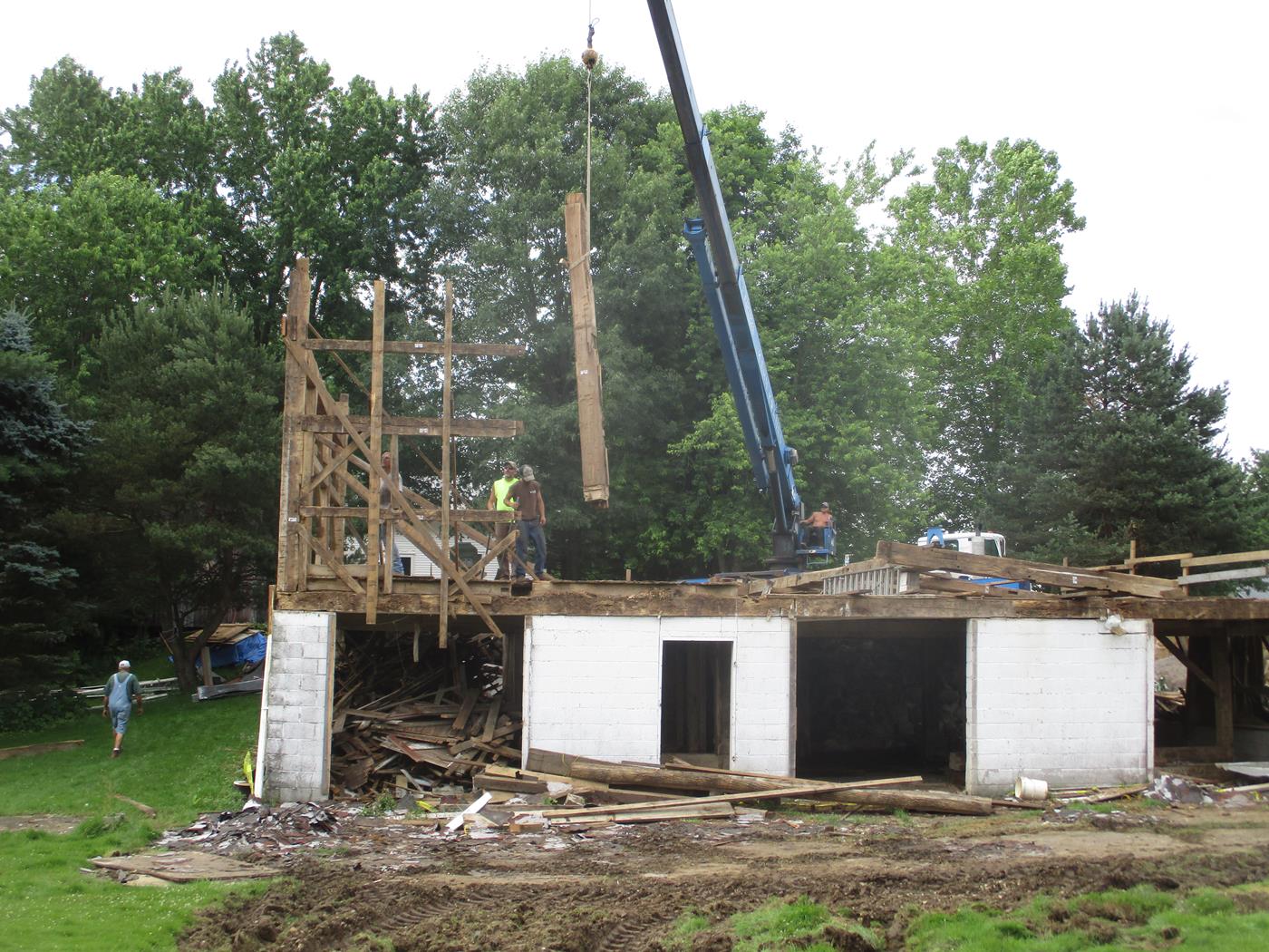 Gerhart Barn Frame Ohio Valley Barn Salvage Reclamation Restoration 5