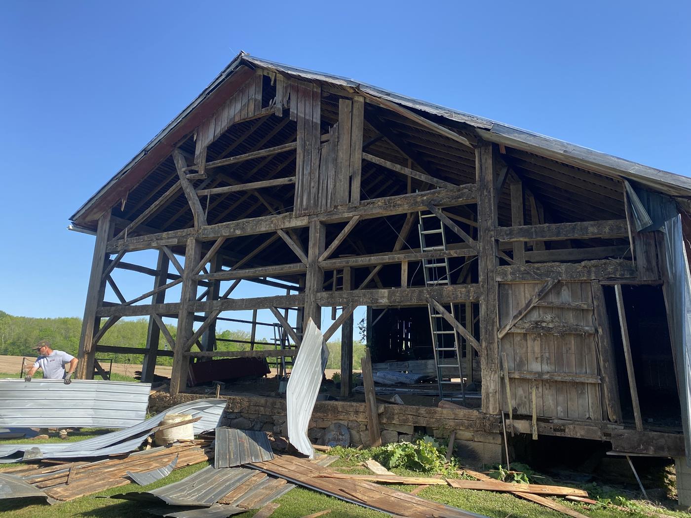 https://www.ohiovalleybarnsalvage.com/images/Harvey Barn Frame Ohio Valley Barn Salvage - Your Source For Sawn Barn Timbers
