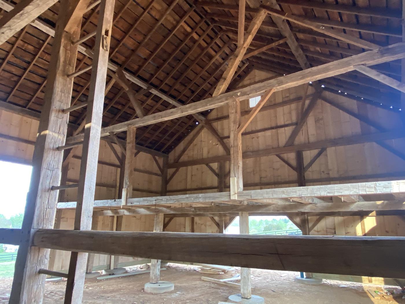 Historic King Repurposed Barn Frame Ohio Barn Salvage 82