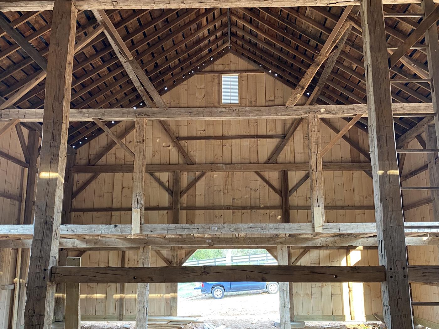 Historic King Repurposed Barn Frame Ohio Barn Salvage 84