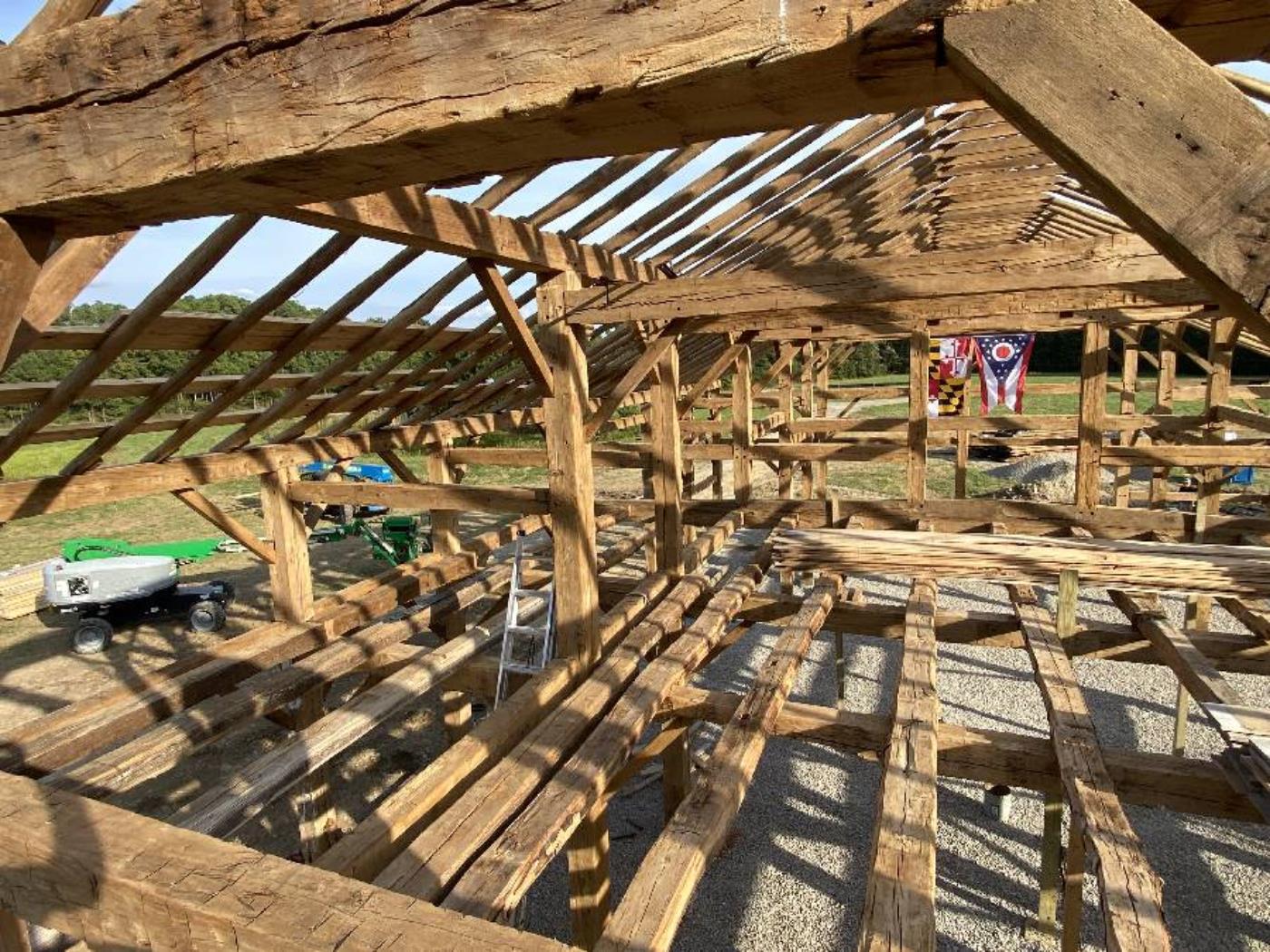 Historic Orr McCreery Repurposed Barn Frame 102