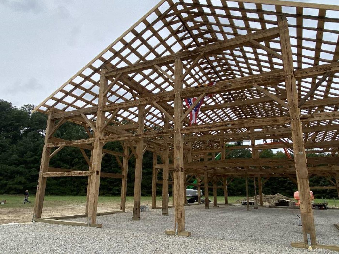 Historic Orr McCreery Repurposed Barn Frame 116
