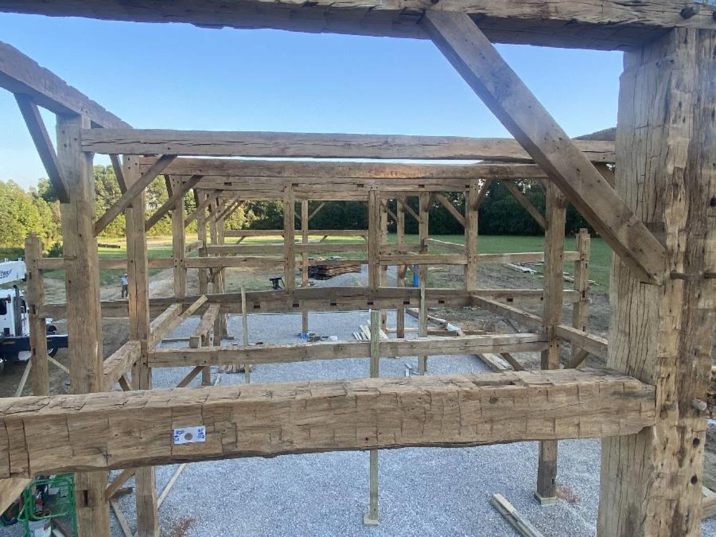 Historic Orr McCreery Repurposed Barn Frame 73