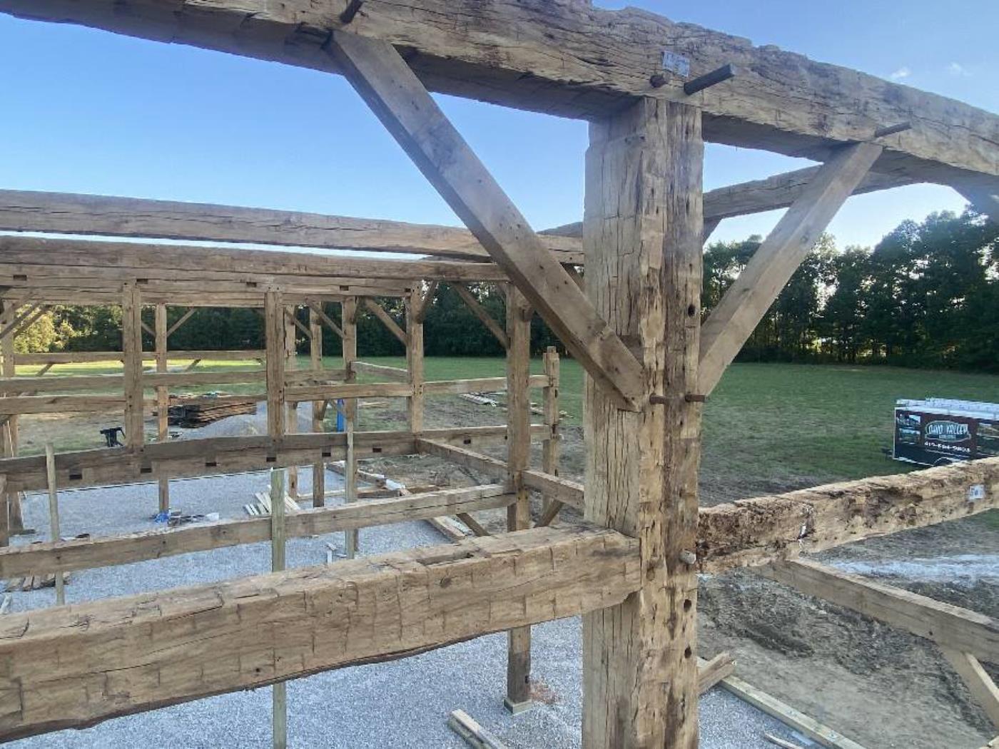 Historic Orr McCreery Repurposed Barn Frame 75