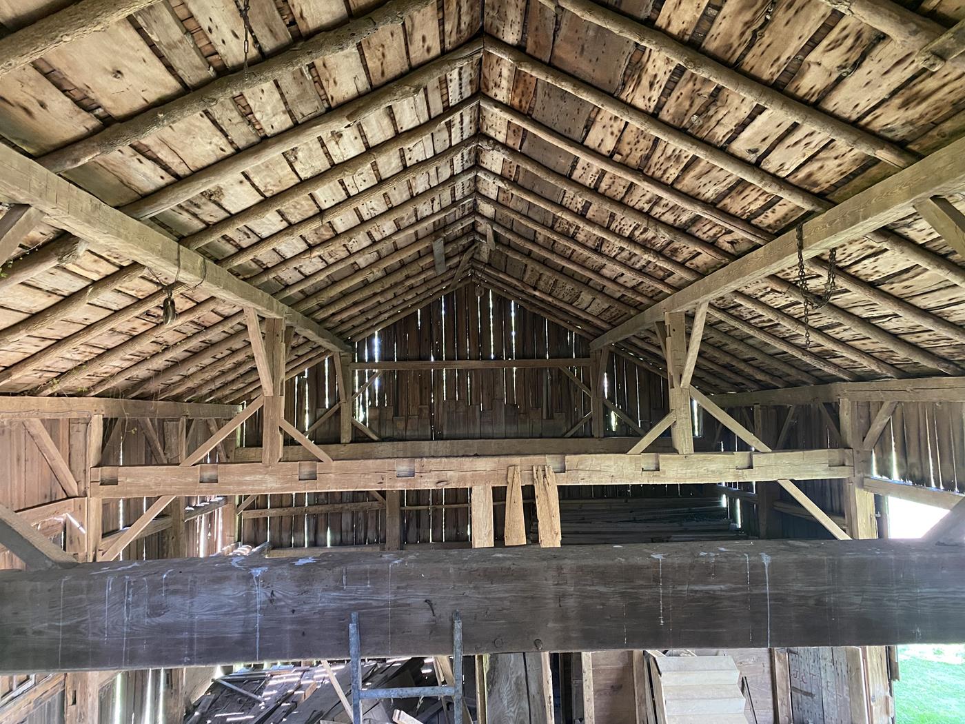 Historic Scott Salvaged Barn Frame 33