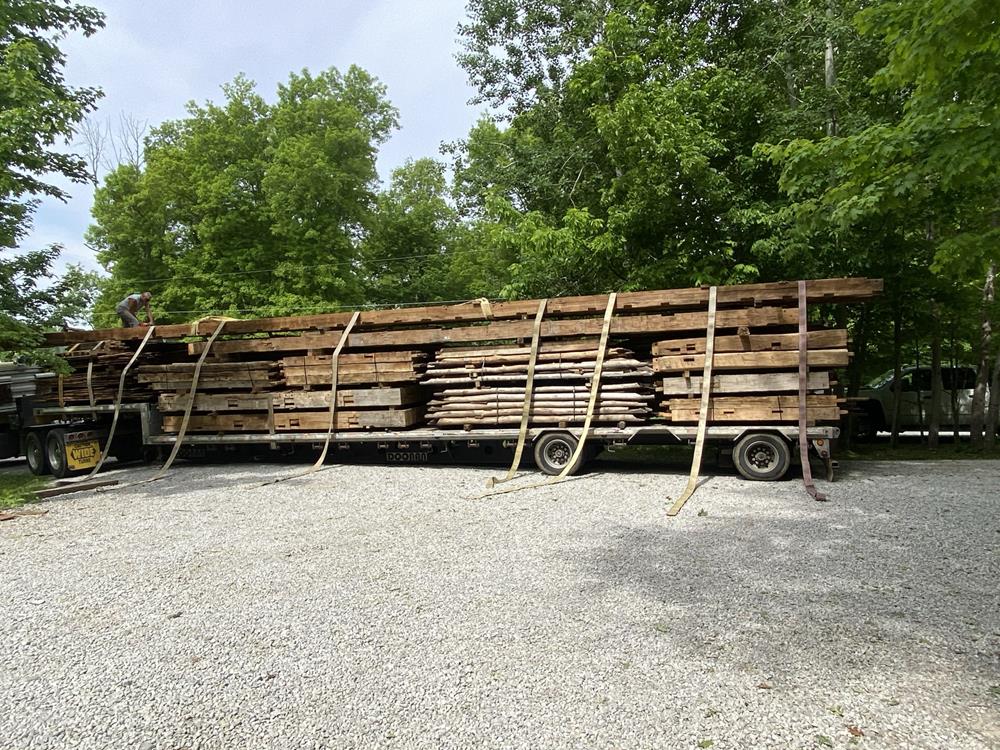 Historic Troyer Lincoln Repurposed Barn Frame For Sale 73