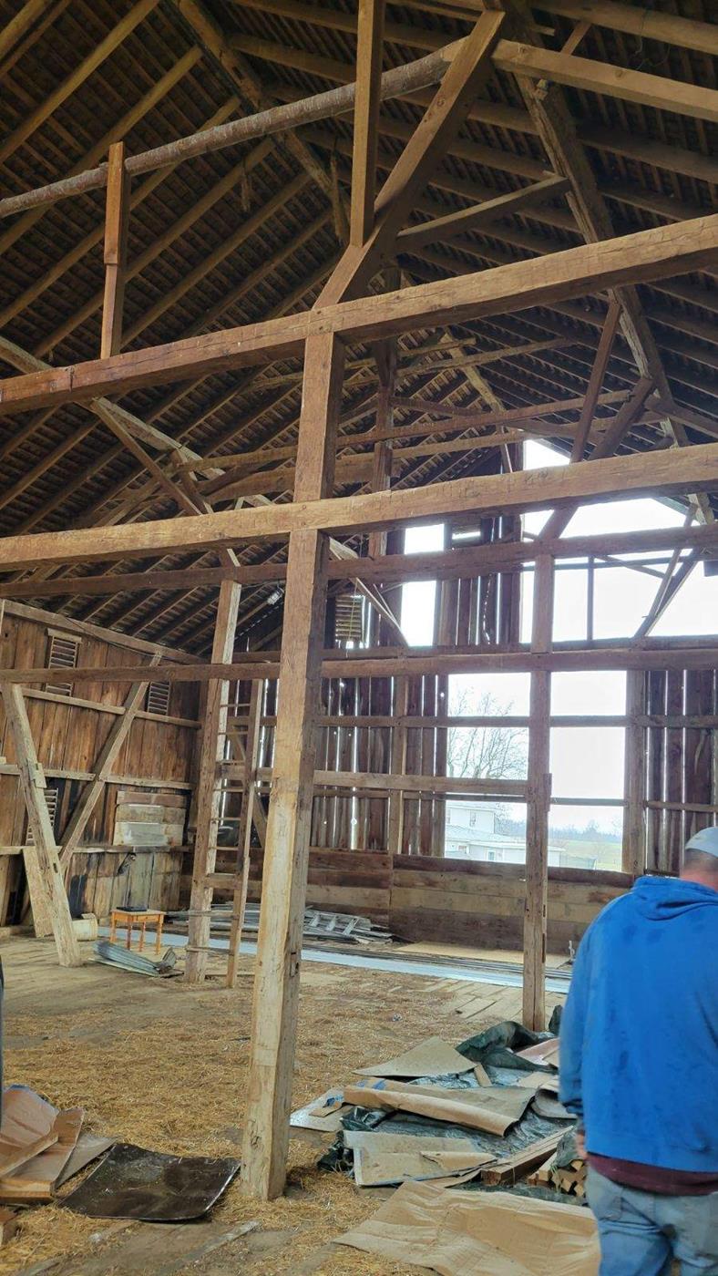 J Wayne Historic Barn Frame Ohio Valley Barn Salvage 4
