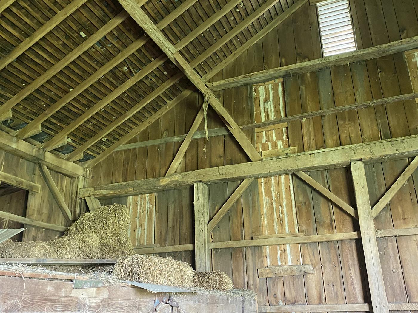 https://www.ohiovalleybarnsalvage.com/images/Marlatt Historic Ohio Barn Frame For Sale - Your Source For Reclaimed Wood Flooring