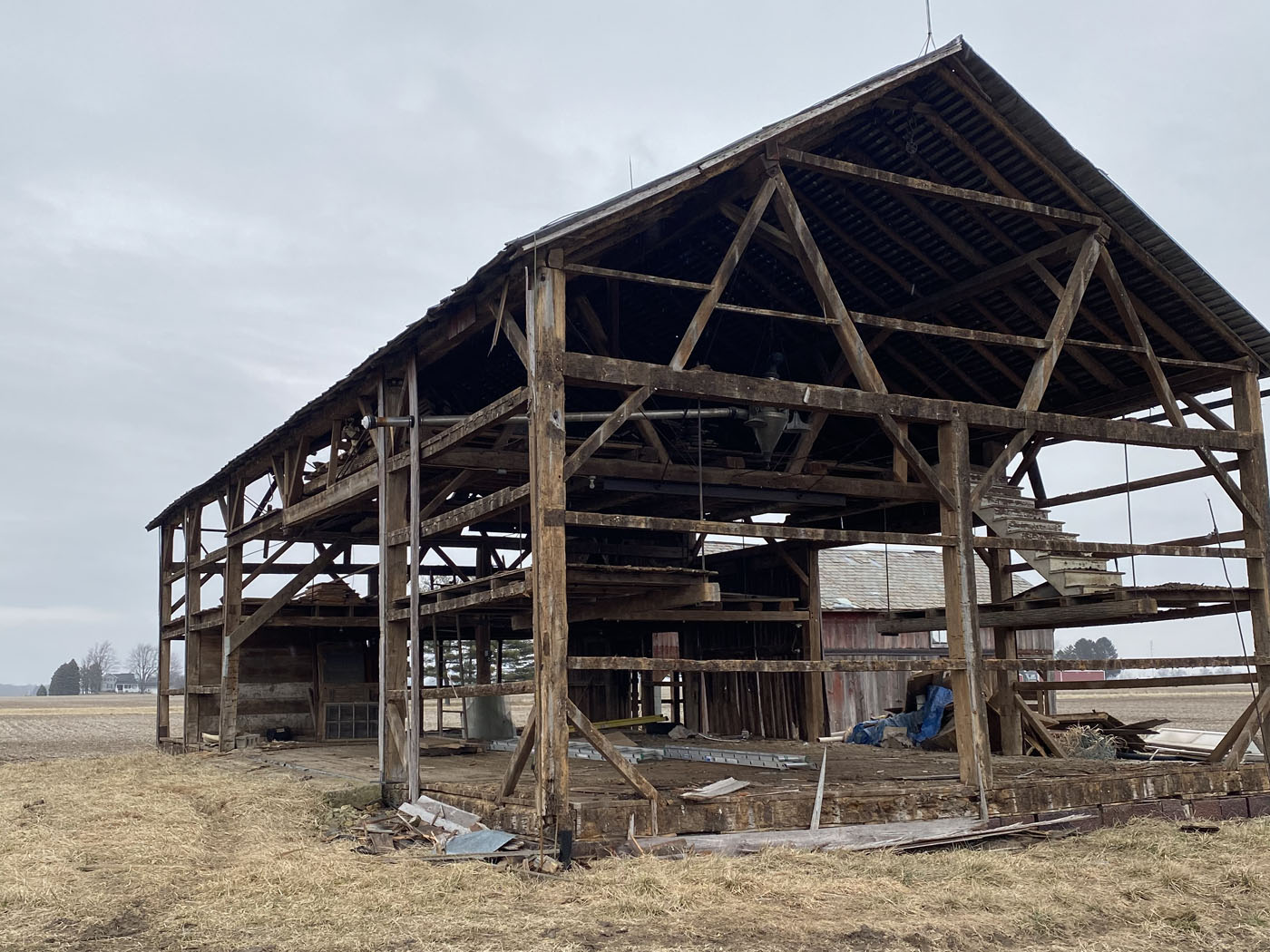 Wasserman Barn Frame Ohio Valley Barn Salvage 5